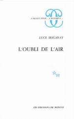 L'oubli de l'air chez Martin Heidegger