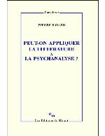 Peut On Appliquer La Littérature À La Psychanalyse?