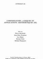 Cohomologies p-adiques et applications arithmétiques. / III