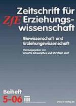 Biowissenschaft und Erziehungswissenschaft