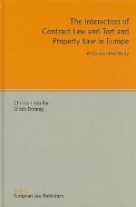 The Interaction of Contract Law and Tort and Property Law in Europe