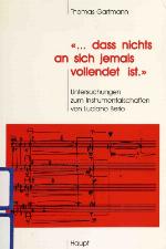 Dass Nichts An Sich Jemals Vollendet Ist