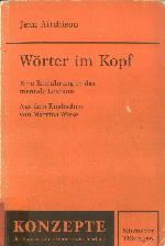 Wörter im Kopf