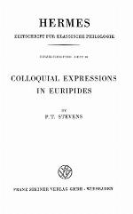 Colloquial expressions in Euripides