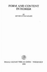 Form And Content In Homer