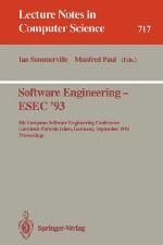 Software Engineering - Esec '93