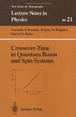 Crossover Time In Quantum Boson And Spin Systems