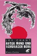 Roter Mond und schwarzer Berg