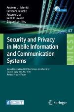 Security And Privacy In Mobile Information And Communication Systems