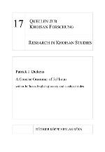 A Concise Grammar of Ju'hoan