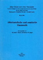 Altorientalische und semitische Onomastik