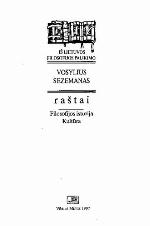 Raštai : gnoseologija