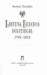 Lietuva Europos Politikoje