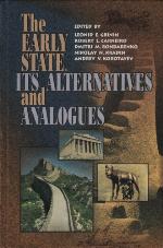 The early state, its alternatives and analogues