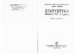 Statystyka : elementy teorii i zadania