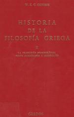 Historia de la filosofia griega 2