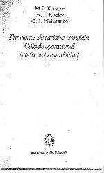 Funciones de variable compleja, cálculo operacional y teoria de la establilidad