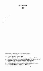 El problema del hombre : introducción a la antropología filosófica