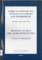 Sobre la unidad del intelecto contra los averroístas