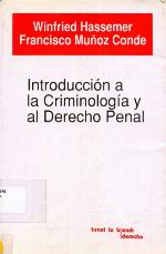 Introducción a la criminología y al derecho penal