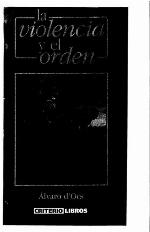 La violencia y el orden
