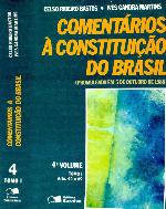 Comentários à Constituição do Brasil : promulgada em 5 de outubro de 1988