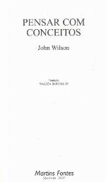 Pensar com conceitos