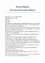 Un artista del mondo effimero