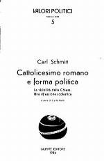 Cattolicesimo romano e forma politica. La visibilità della Chiesa. Una riflessione scolastica
