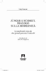 Jünger e Schmitt : dialogo sulla modernità : la modernità vista da due grandi pensatori tedeschi