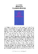 Spinoza. Filosofia pratica