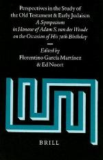 Perspectives in the Study of the Old Testament and Early Judaism