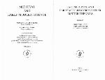 Late Medieval and Early Modern Corpuscular Matter Theories (Medieval and Early Modern Science)