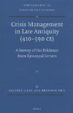 Crisis Management in Late Antiquity (410-590 CE)