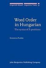 Word order in Hungarian