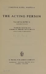 The Acting Person