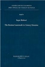 The Russian loanwords in literary Estonian