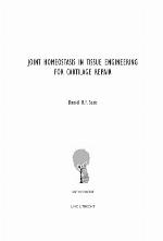 Joint homeostasis in tissue engineering for cartilage repair