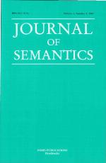 Journal of Semantics, Volume 4, Issue 4, 1985 4 4