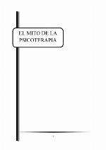 El mito de la psicoterapia.