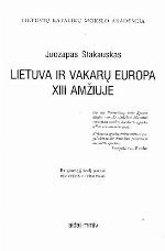 Lietuva ir Vakarų Europa XIII amžiuje