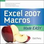 Excel 2007 macros made easy