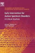 Early intervention for autism spectrum disorders: a critical analysis