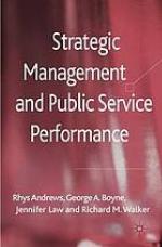 Strategic management and public service performance