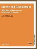 Growth and Development: With Special Reference to Developing Economies.