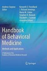 Handbook of behavioral medicine : methods and applications