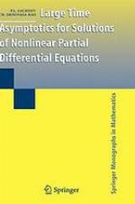 Large time asymptotics for solutions of nonlinear partial differential equations