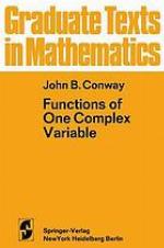 Functions of one complex variable