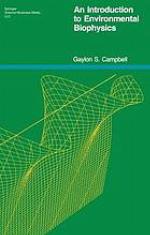 An introduction to environmental biophysics
