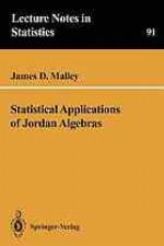 Statistical applications of Jordan algebras